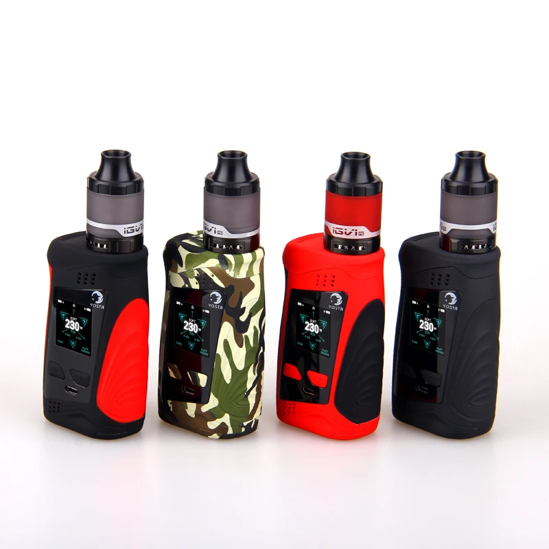 

New Yosta Livepor 230 Kit 230W TC Box Mod 0.01s Fast Firing Speed IGVI P2 Tank E Cigarette Kits Fit For 18650 Battery