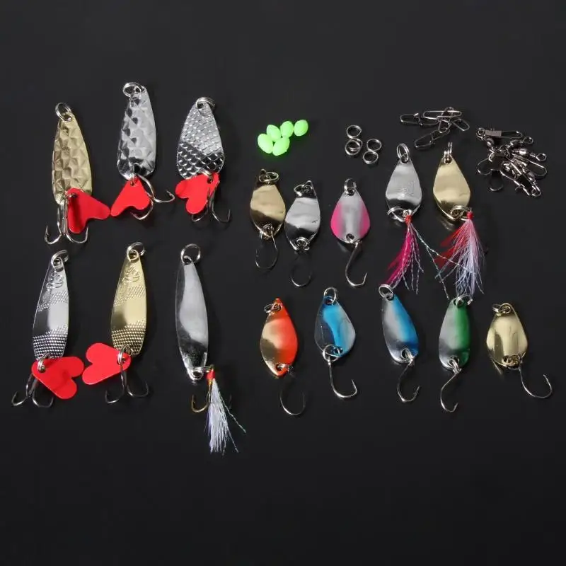 37 قطعة/المجموعة ملعقة معدنية الصيد إغراء أطقم الغزل الصيد السحر مع مربع الصيد معالجة Pesca الصيد اكسسوارات 37 قطعة/المجموعة ملعقة معدنية الصيد إغراء أطقم الغزل الصيد السحر مع مربع الصيد معالجة Pesca الصيد اكسسوارات