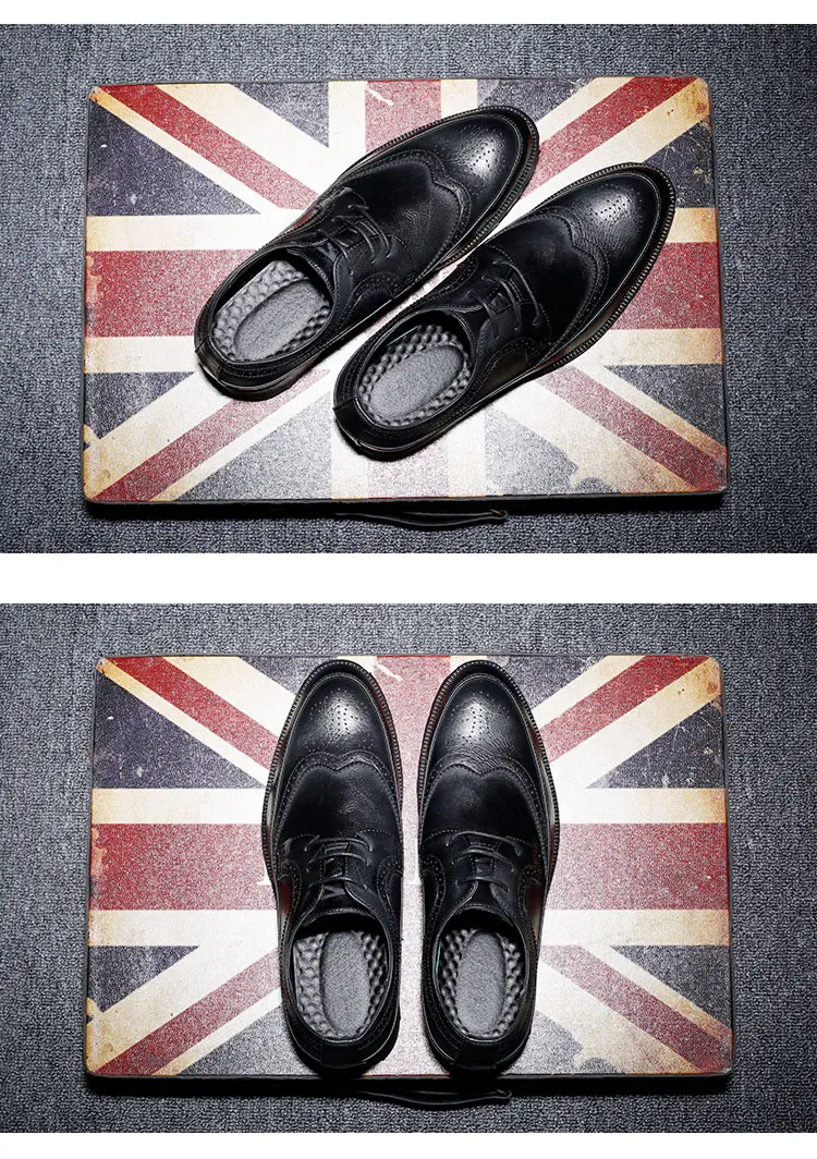 На шнуровке вечерние деловые оксфорды резные borgues оксфорды для мужчин торжественное платье обувь siingle кожаные туфли