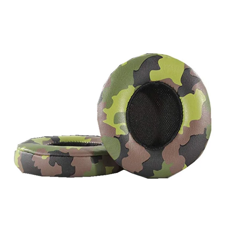 NEW Memory Foam Ear Pads Replacement Ear Cushions for Beats Solo2 Solo3 Wireless Headphones High Quality Camouflage
