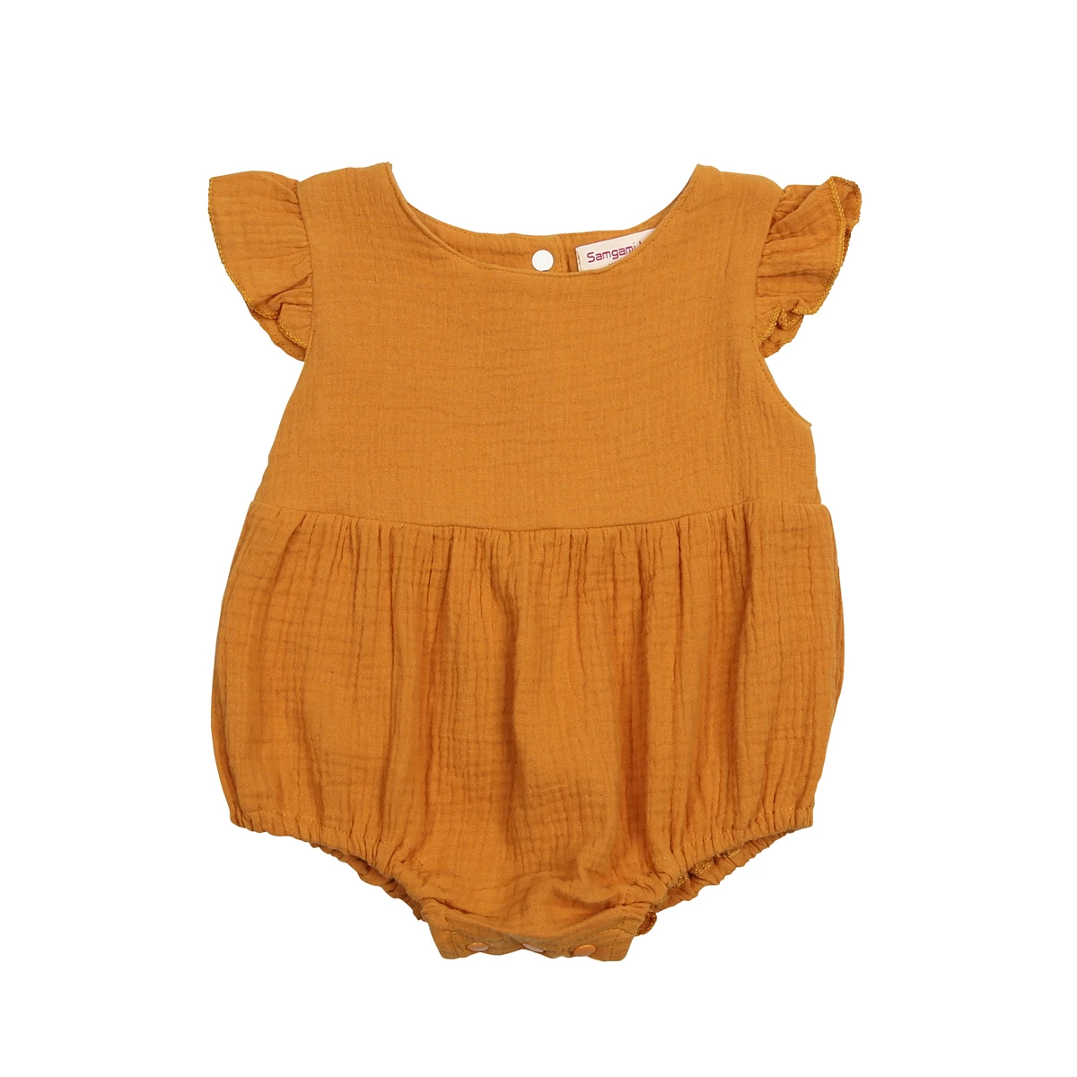 

Cute Fashion Toddler Cotton Newborn Baby Girl Clothes Solid Bodysuit Baby grows Jumpsuit Clothes Summer 0-24M