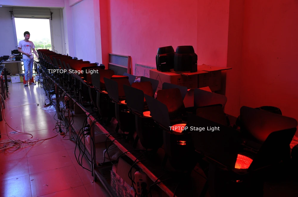 TIPTOP TP P55B 100W Led COB светильник RGBW 4 в 1 Fresnel Studio PAR32/PAR64 Full Color High Power Stage Washer|par light rgbw|par
