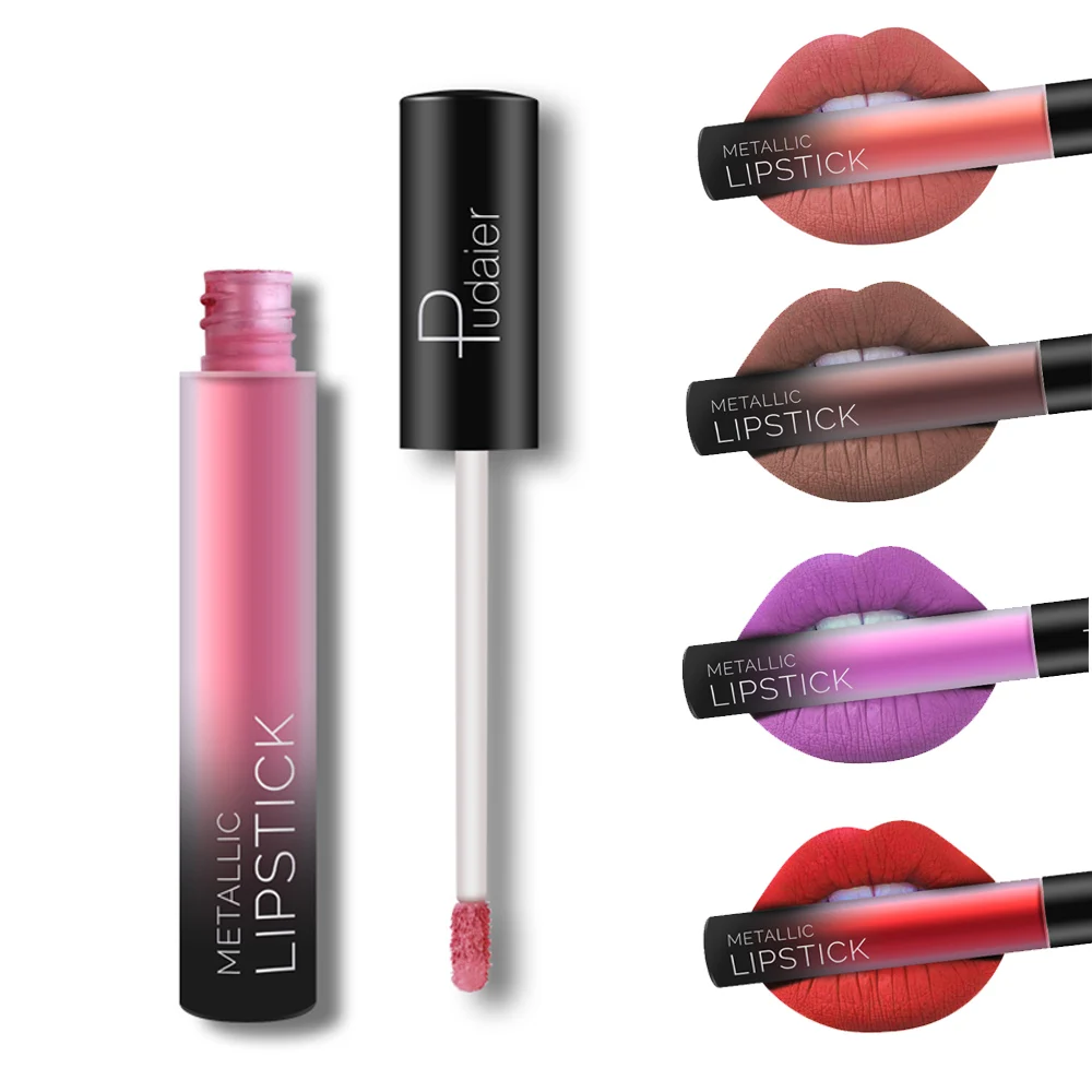 Matte Lipstick Makeup 22 Colors Liquid Lipstick Red Nude 
