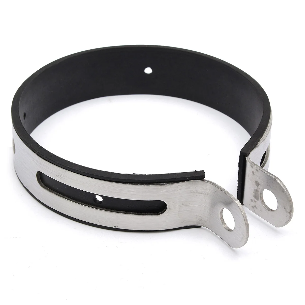 

11cm Stainless Steel Motorcycle Exhaust Muffler Silencer Bracket Hanger Clamp Strap Mount Bracket
