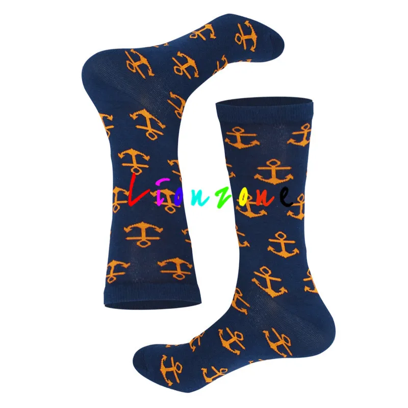 LIONZONE бренд Happy Socks для женщин/мужчин унисекс британский стиль Фламинго Зебра Миньоны Новинка художественная носки для влюбленных подарок - Цвет: Choice7