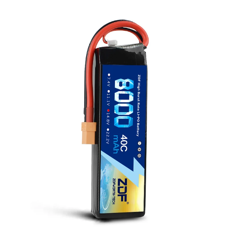 ZDF RC Lipo 4S батарея 8000MAH 14 8 v 40c MAX 80c для AKKU Bateria лодка автомобиль Вертолет Самолет
