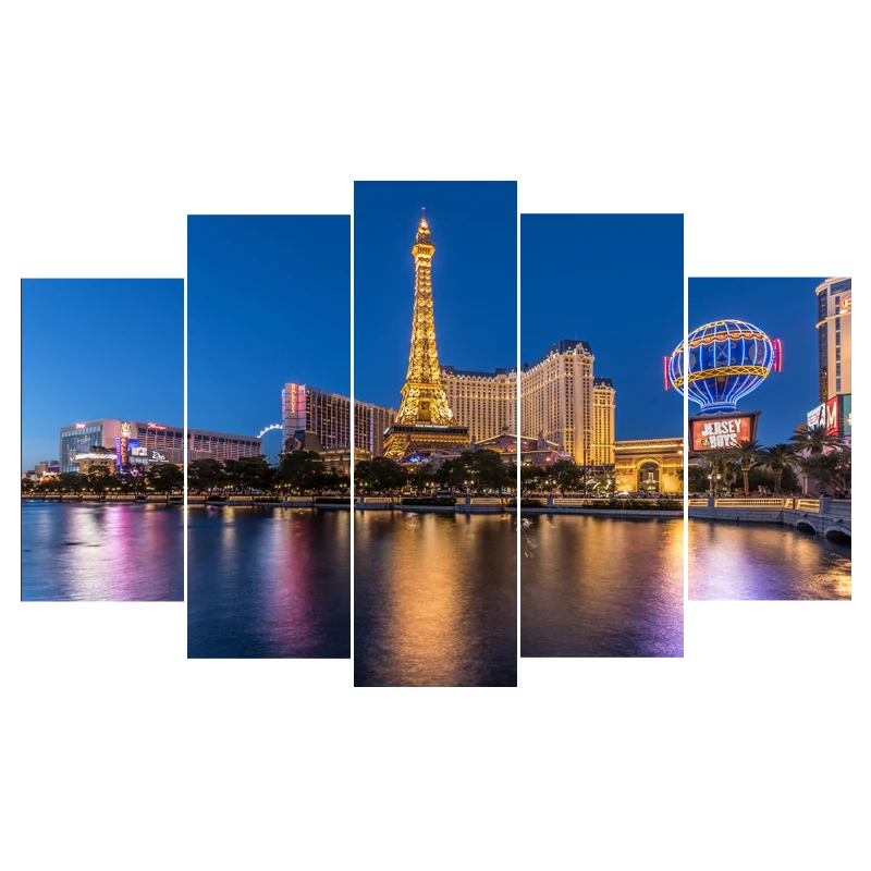 Full 5D DIY Diamond Embroidery Home Decor Wall Art USA Las Vegas City