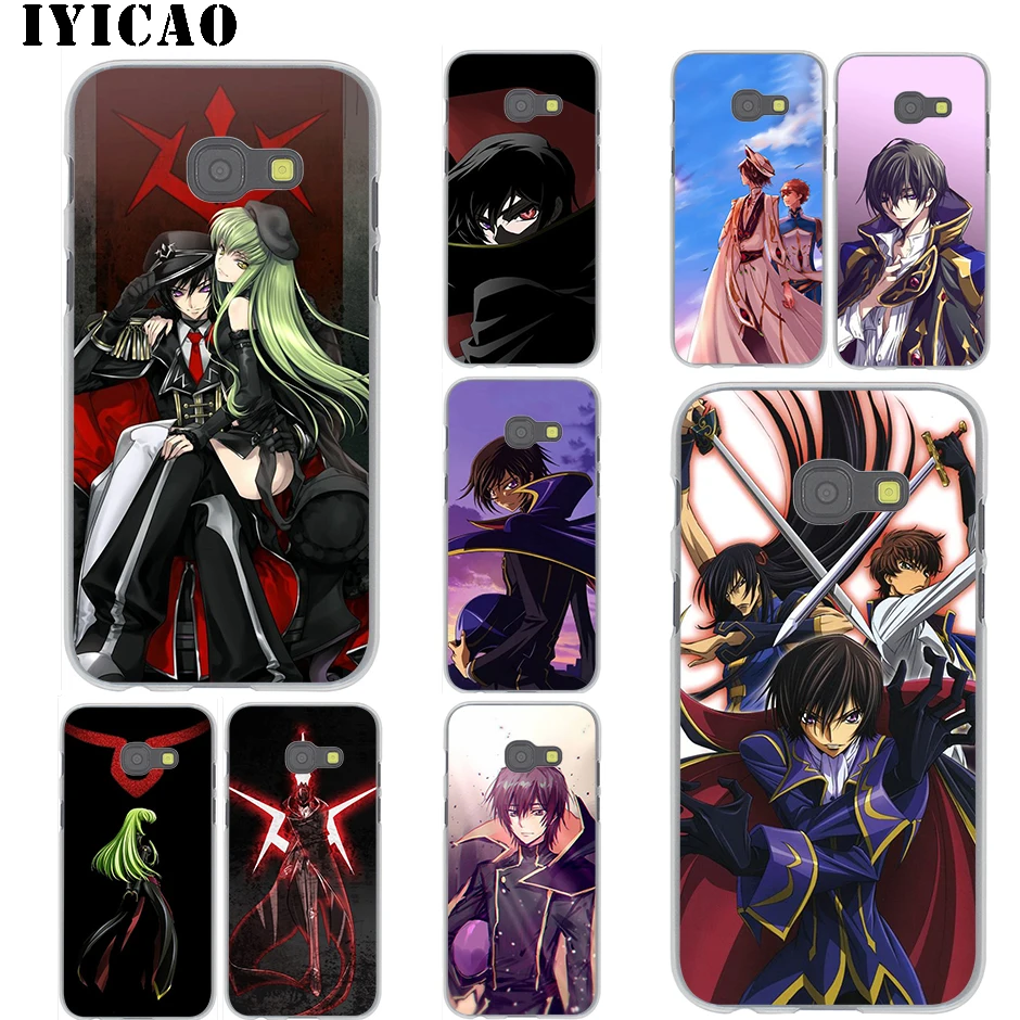

IYICAO Code Geass Hard Case for Samsung Galaxy J6 J5 J1 J2 J3 J7 2017 2016 2015 Prime J7 US J5 EU Version