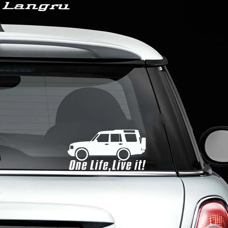 Langru One Life Live It Land Discovery Sticker s 4x4 внедорожник виниловый Автомобильный декоративный