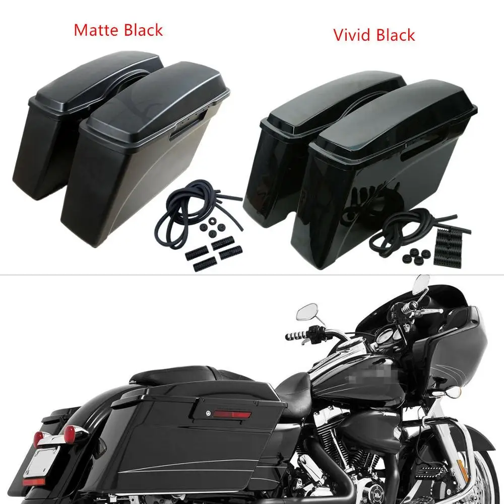 BBUT Unpainted Hard Saddle Bag Saddlebags For Harley Softail Touring Glide Dyna FLH 1993-2013 1994 1995 1996 1997 1998 1999 2000 2001 2002 2003 2004 2005 2006 2010 2011 2012 2013 