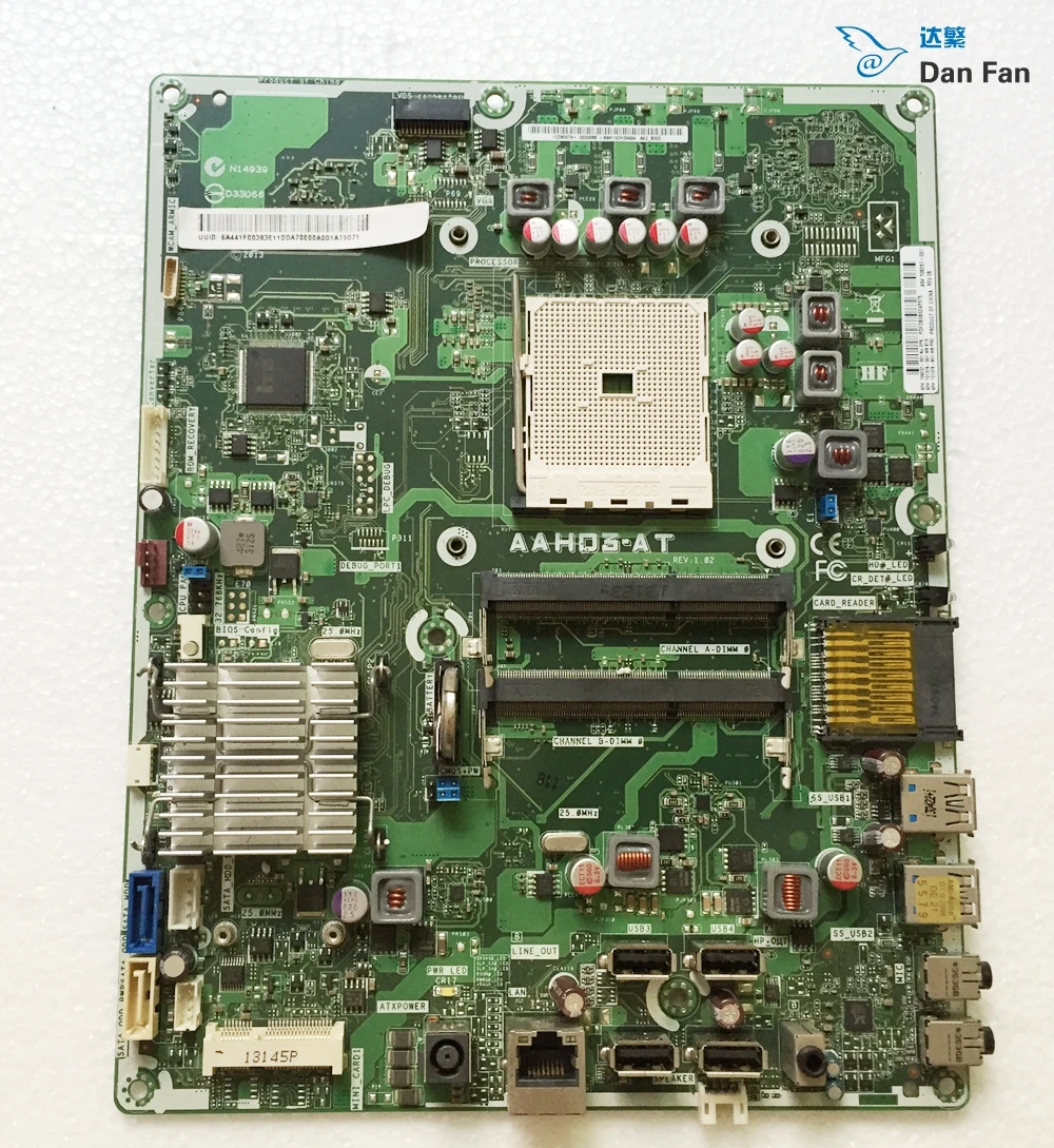 708237-001 для HP 23-F 23-F254 Ackee2-U материнская плата AIO AAHD3-AT системная 100% протестирована