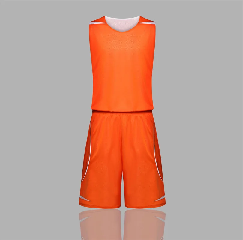 17 summer double wear men's basketball suit sets wholesale two sides