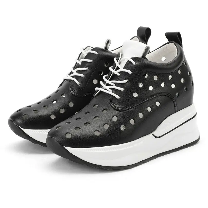 high heels and tennis shoes