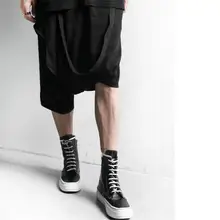 27-46 новые мужские летние брюки персонализированные Асимметричные капри брюки плюс размер костюмы