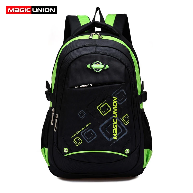 MAGIC UNION Children School Bags High Quality Nylon font b Backpacks b font Lighten Burden On