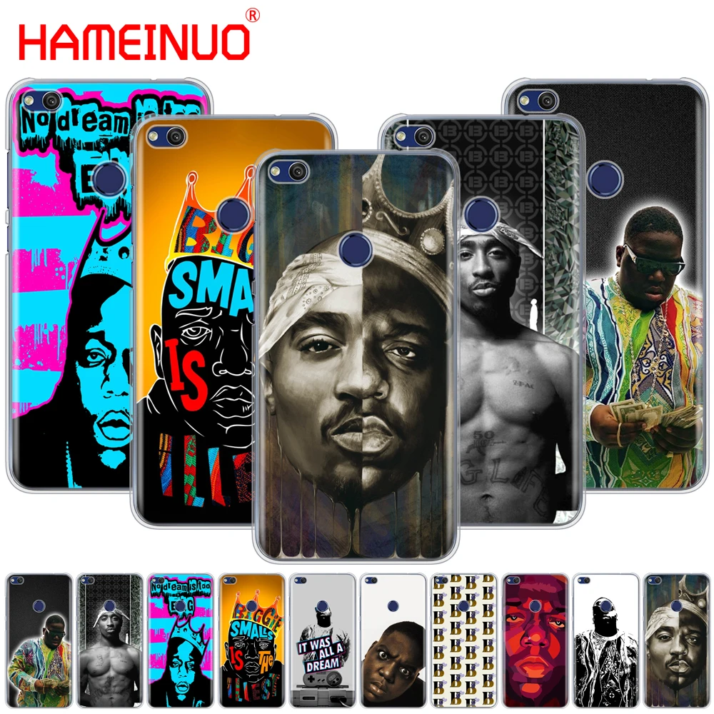 HAMEINUO biggie Tupac pac Cover phone Case for huawei Ascend P7 P8 P9 P10 P20 lite plus pro G9 G8 G7 2017 | Мобильные телефоны и