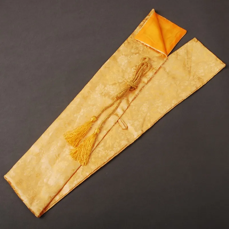 High grade Soft and Delicate Yellow Sword Bag for Japanese Samurai