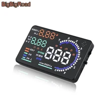 BigBigRoad Car HUD Windscreen Projector For Toyota Land Cruiser Prado 70 90 120 150 LC 100 200 V8 200 LC200 Head Up Display