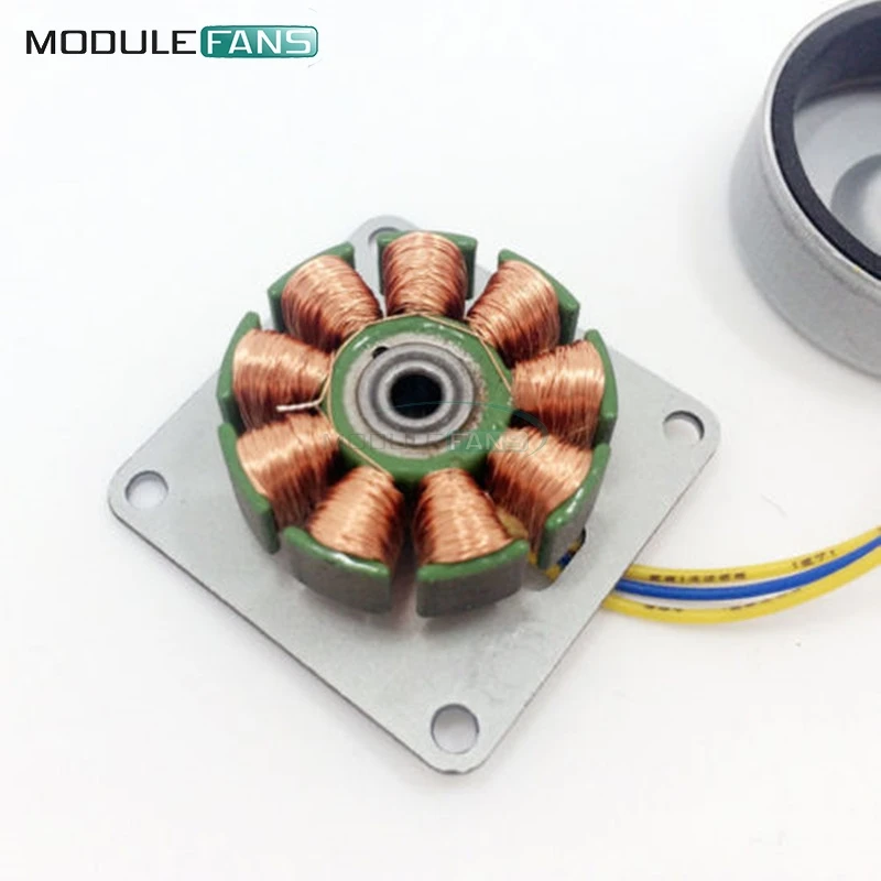 Mini Generatrice Micro AC Brushless Reduction Gear Motor - Three Phase, AC 3-5V  Dynamo Generator, Small & Handy AC3-5V Three Phase Micro Generator Dynamo