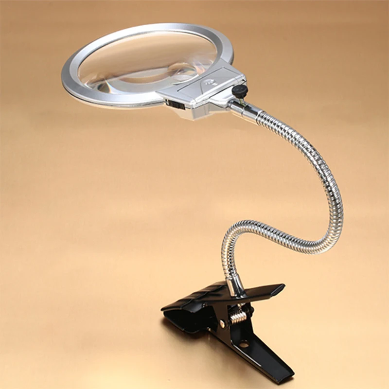 LED light clip-on hose magnifier10