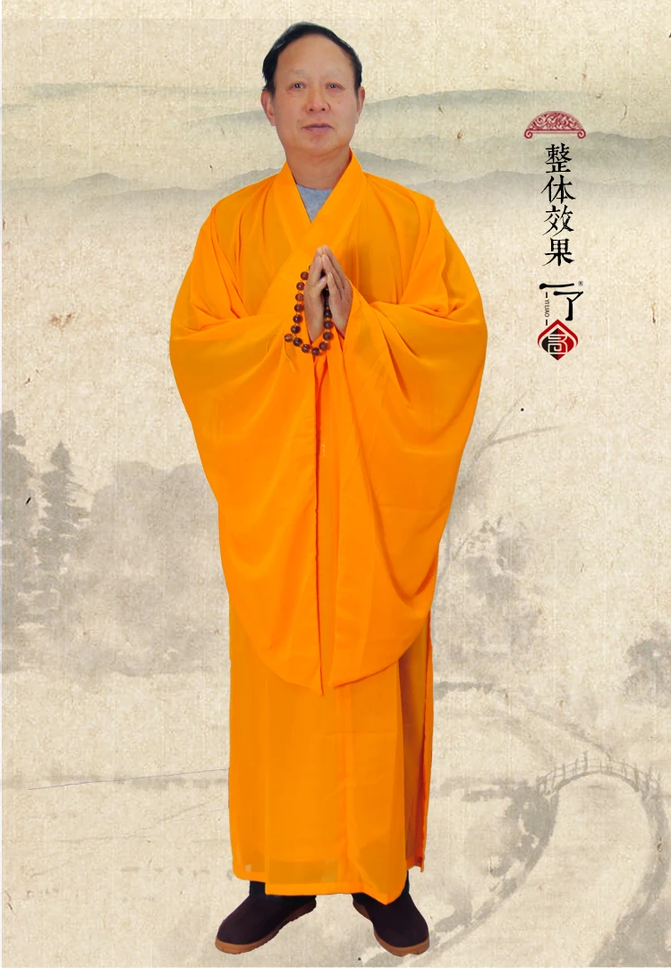3 цвета дзен буддийский халат Lay монах медитация платье монах тренировочную форму костюм лежал буддийские комплект одежды