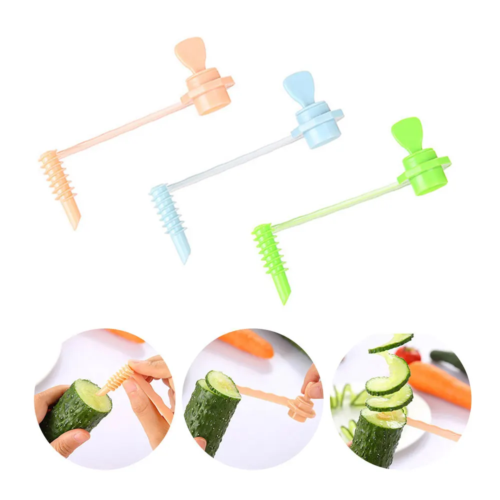 

1Pcs Kitchen Supplies Tornado Potato Spiral Cutter Manual Slicer Spiral French Fry Cutter Potato Tower Making Twist Shredder