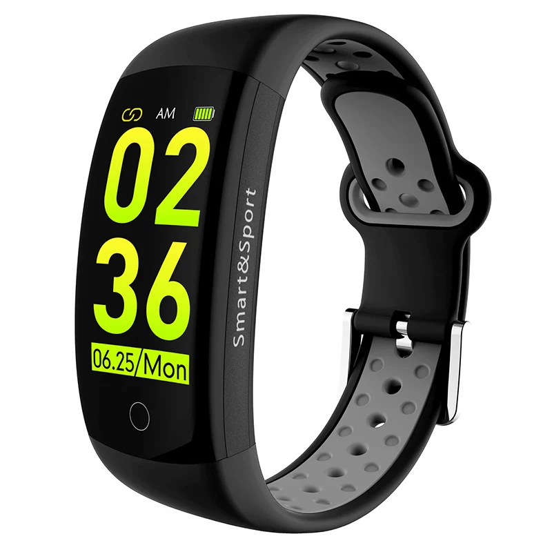 Q6S Smartband Colors 3D dynamic Blood Pressure Heart Rate Monitor Smart Bracelet Wristband Waterproof Sports Fitness Watch Band (1)