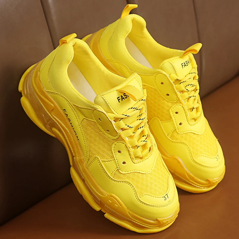 yellow sneakers women