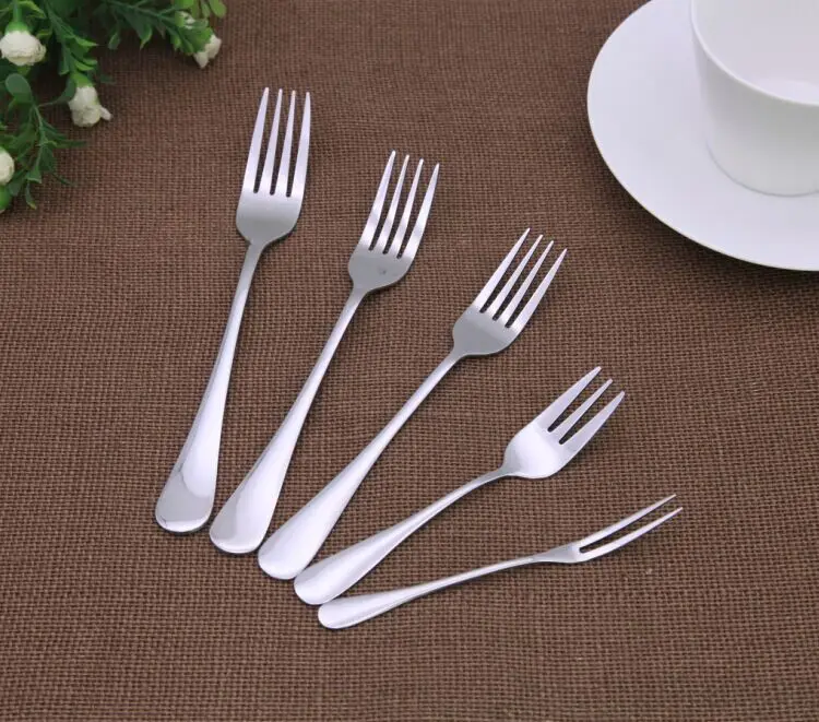 

Stainless Steel Main Fork Dining Fork for Adult Child Dessert Fruit Tableware Fruite Dessert Kitchen Tools Meal Tableware D5