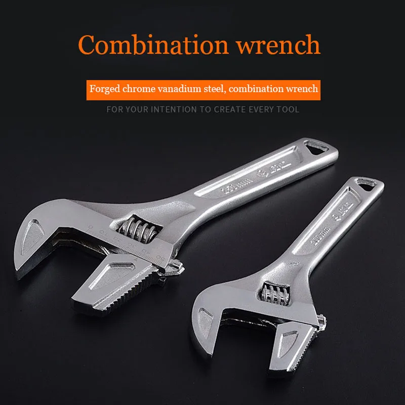 

Multifunctional Water pipe wrench ratchet large opening combination wrench adjustable wrench Plumbing maintenance wrench