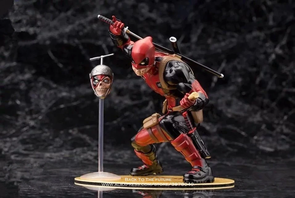 Disney Marvel X-men Deadpool 16cm Action Figure Anime Mini Decoration PVC Collection Figurine Toy model for children gift | Игрушки и