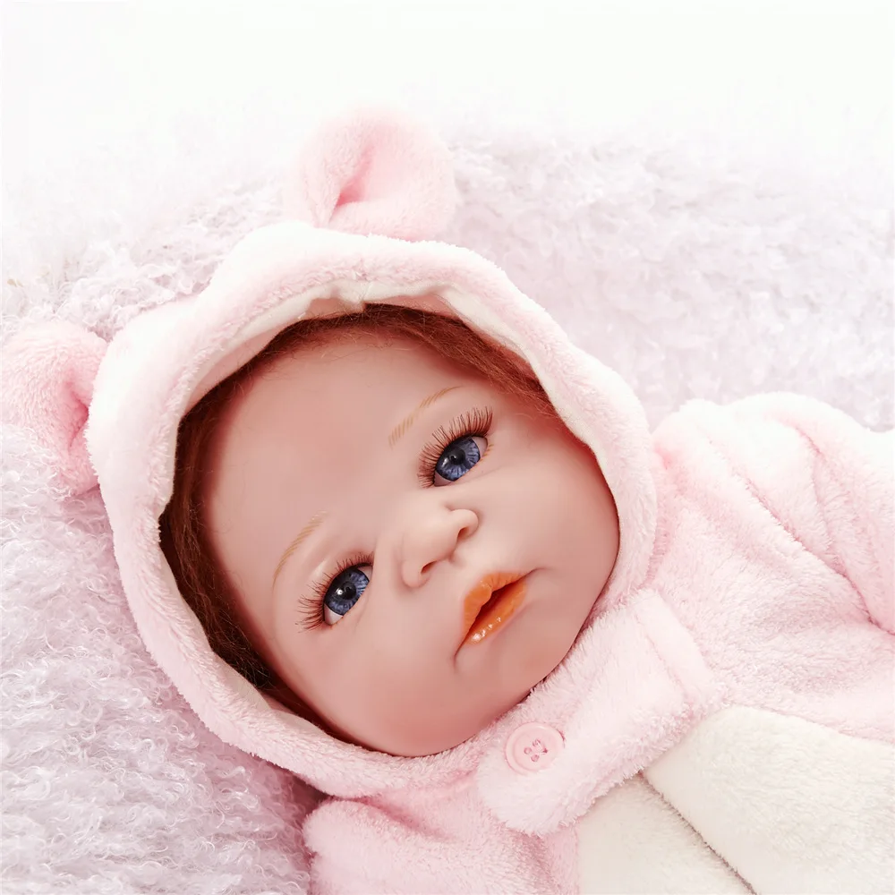 55 см полное Силиконовое боди Reborn Baby Doll игрушка Реалистичная новорожденная принцесса девочки младенец Кукла Малыш Brinquedos Bathe игрушки подарки