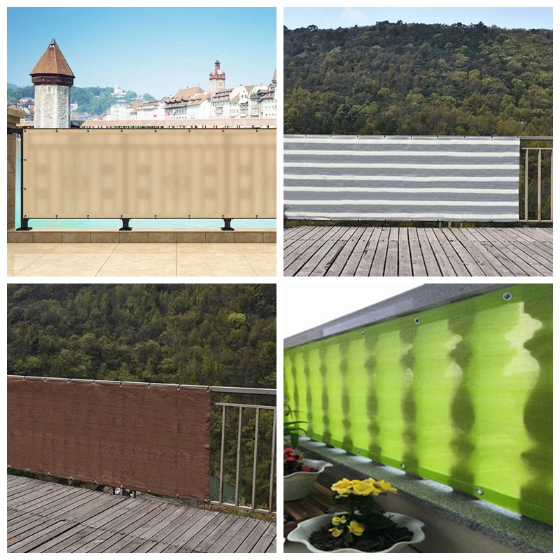 

0.9x1.8/2.7/3.6m HDPE Anti-UV Sunshade Net Home Courtyard Balcony Fence Safety Net Plant Cover Sunscreen Sunblock Shading Cloth