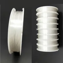 DIY 0,5-1,0 мм 1 рулон дешевые ювелирные изделия Качественные прочные эластичные веревки прозрачные струнные бусины шнур Бисероплетение Браслет Ожерелье