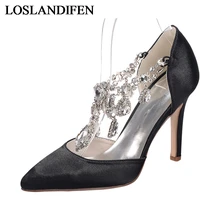 Women Rhinestone Beading Pumps 10CM High Heels Pointed Toe Bridal Shoes Office Lady Satin Silk Wedding Shoes NLK-A0133 цена Women Rhinestone Beading Pumps 10CM High Heels Pointed Toe Bridal Shoes Office Lady Satin Silk Wedding Shoes NLK-A0133 цены онлайн