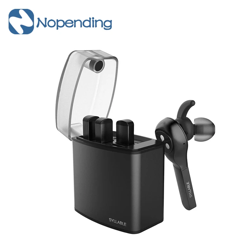 New Original Syllable D9X TWS Wireless Bluetooth Earphone Portable Lighter Stereo Headset Earbud Mic for iphone 6 Xiaomi 3 Phone bluetooth-earphones