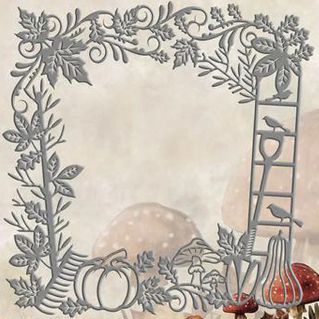 

Swovo Farm pumpkin Metal Cutting Dies Stencils DIY for Scrapbooking Paper Card Decorative Craft Embossing stamps and dies