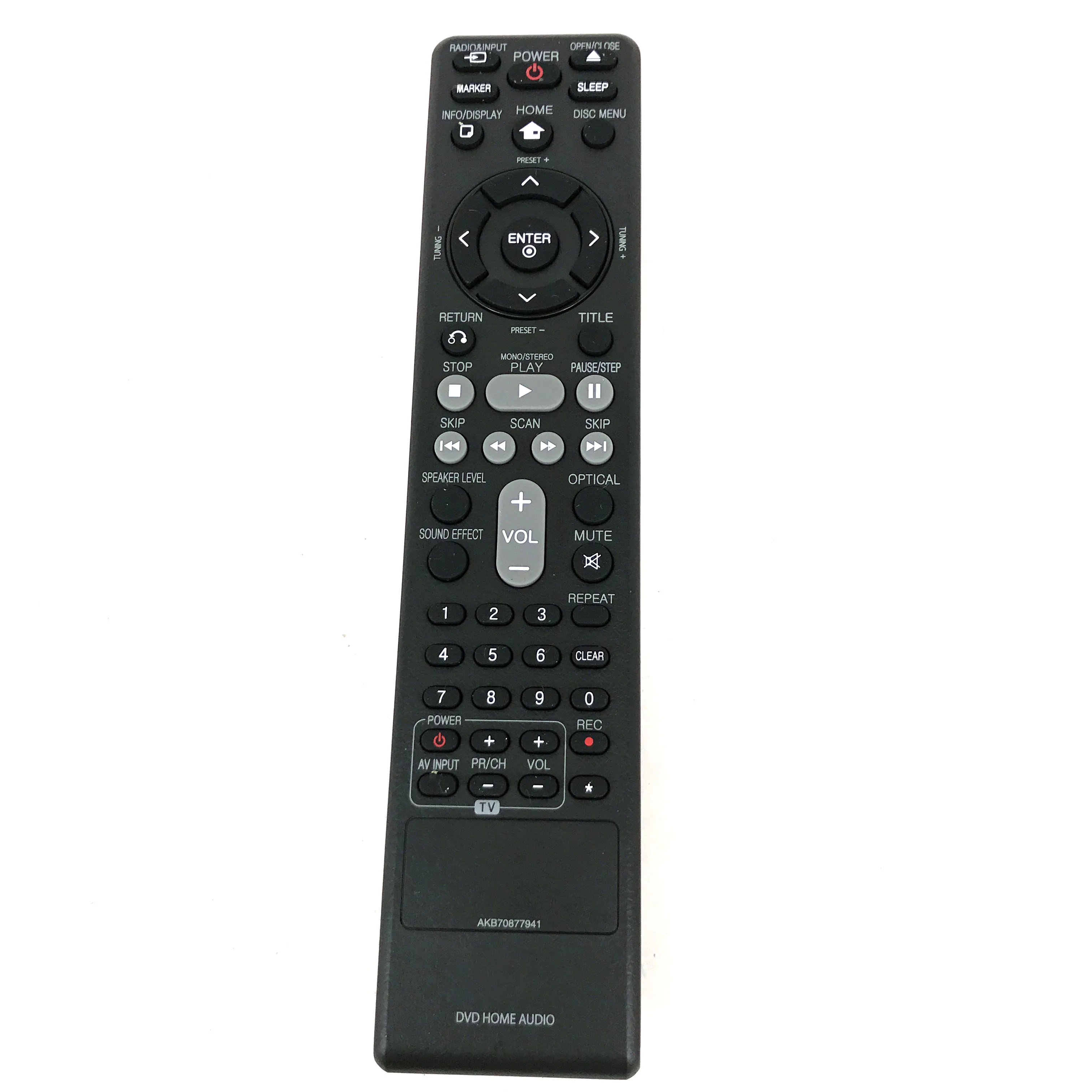 Новый оригинальный пульт дистанционного управления AKB70877941 для LG DVD Home Audio