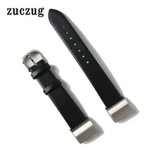 Zuczug роскошный ремешок из натуральной кожи для FitBit Charge 2 Сменные аксессуары кожаные браслеты для часов со стальной пряжкой