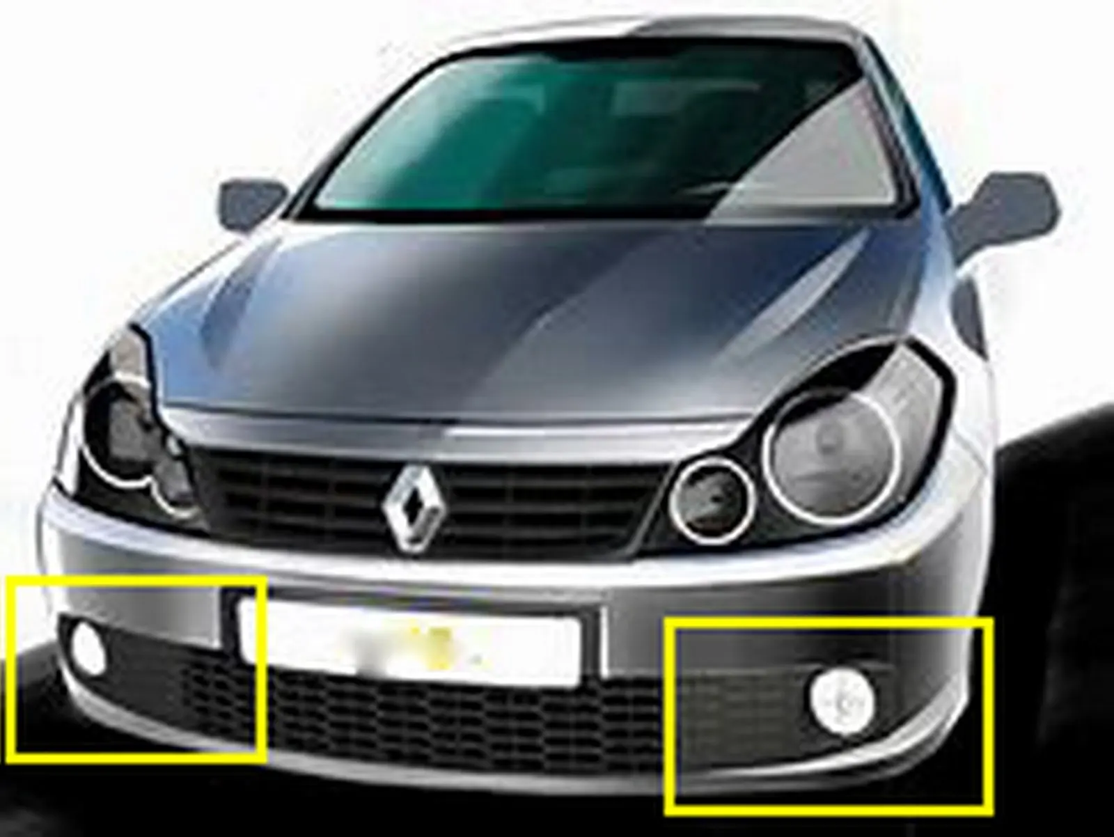 Светодиодсветодиодный Противотуманные фары ANGRONG 2X 45 Вт пара L & R для Renault Clio полоса
