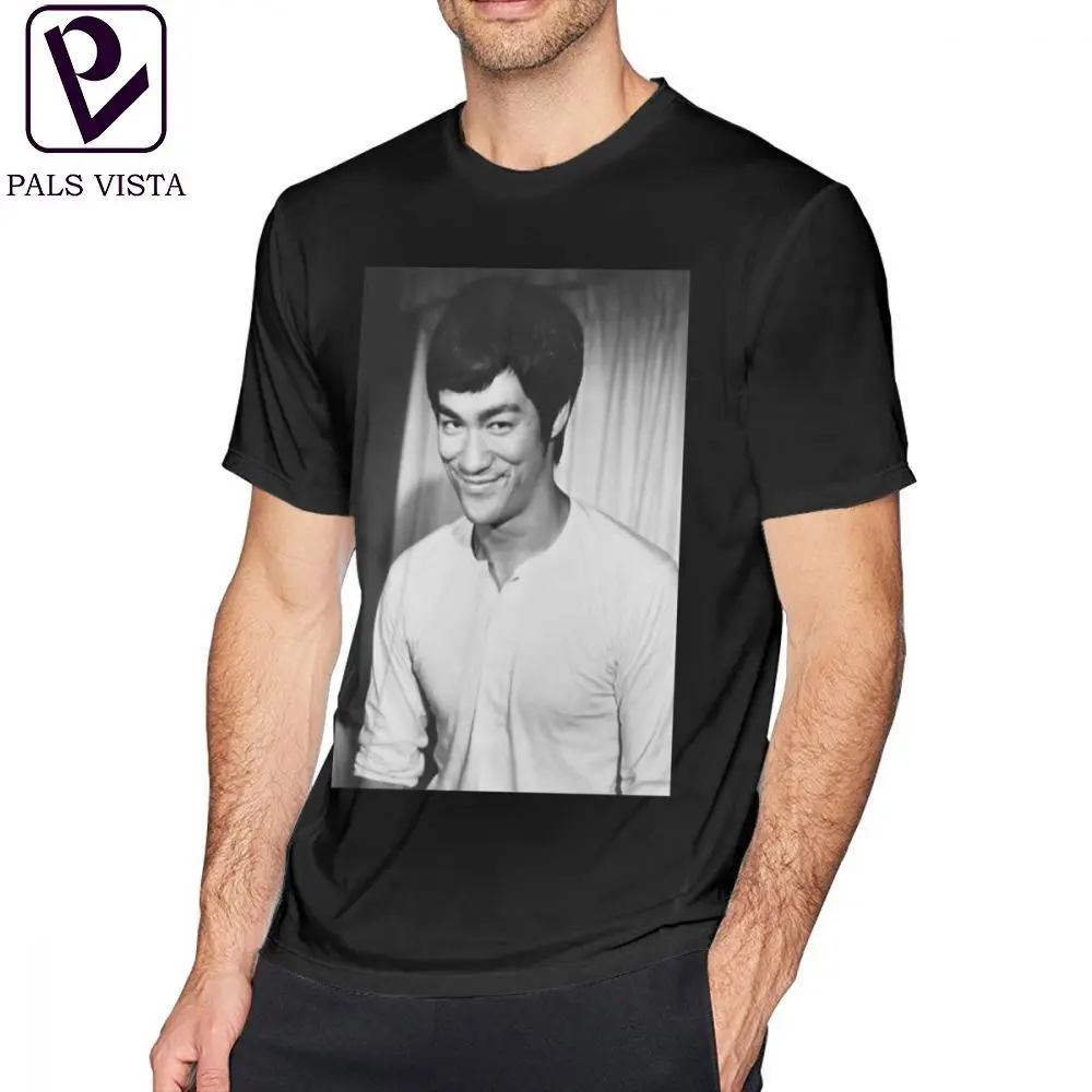 

Bruce Lee T Shirt Bruce T-Shirt 100 Percent Cotton Oversize Tee Shirt Mens Summer Cute Print Short Sleeve Tshirt