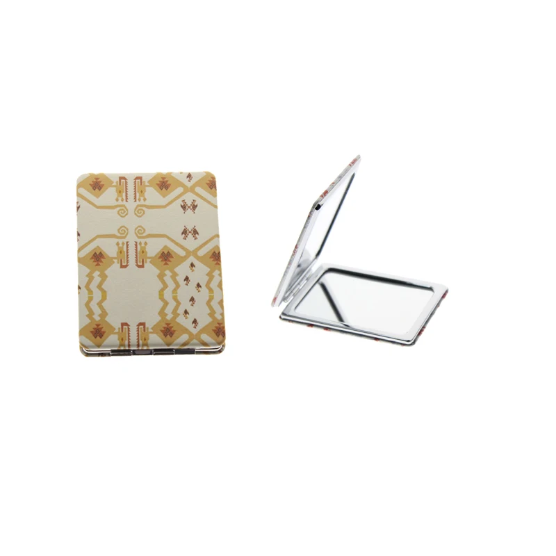 8.5*6cm Rectangle Double Sided Stainless Steel Portable Folding Men