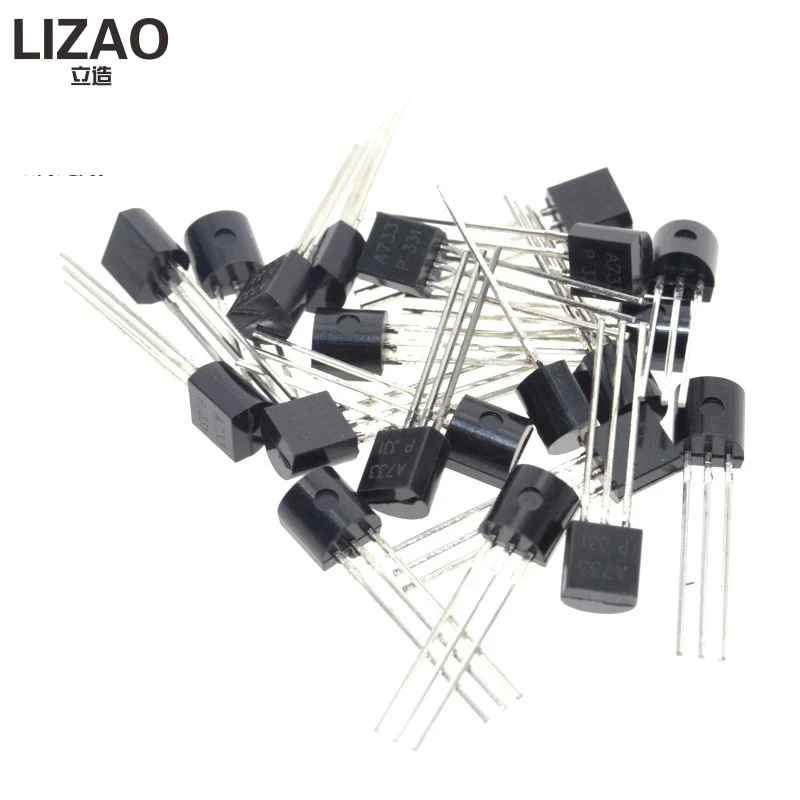 

100PCS 2SA733 A733 transistor 0.1A/50V PNP transistor TO-92 Plastic-Encapsulate Transistors