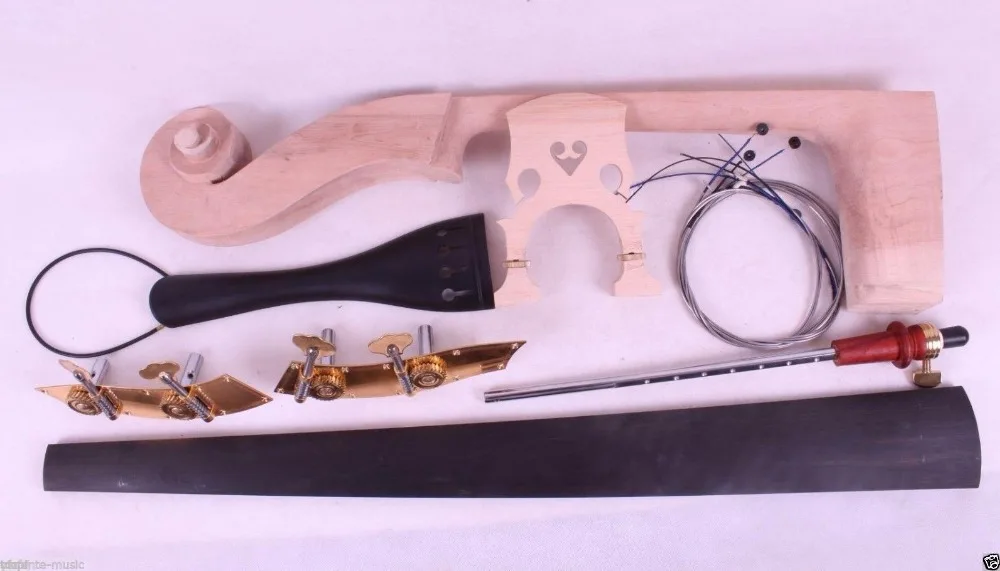 3/4 upright Double bass neck bass bridge Fretboard peg tailpiece endpin