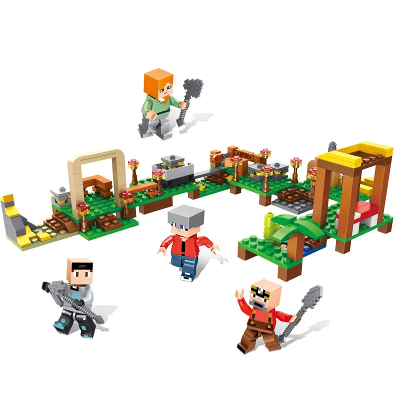 

393pcs Children's educational building blocks toy Compatible Legoeds minecrafted Model Building Kits birthday gift