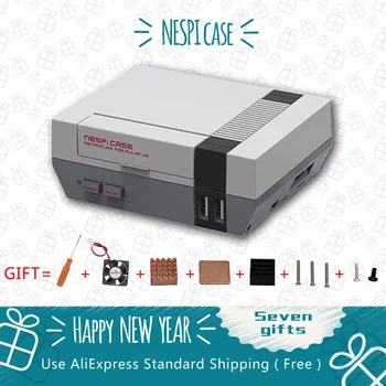 NESPi Retroflag Box for Raspberry Pi 3 2 B Plastic RPI 3 Case Classical NES Style