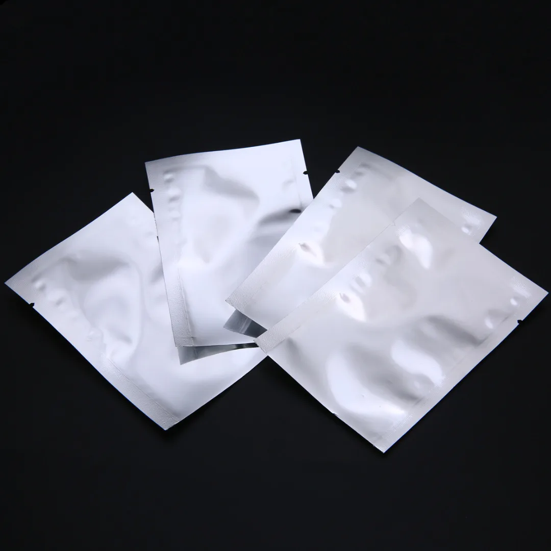 100pcs Multifunction Kitchen Tools Storage Aluminum Foil Bag Silver  Bags Vacuum Sealer Zipper Food Saver Fresh Bags