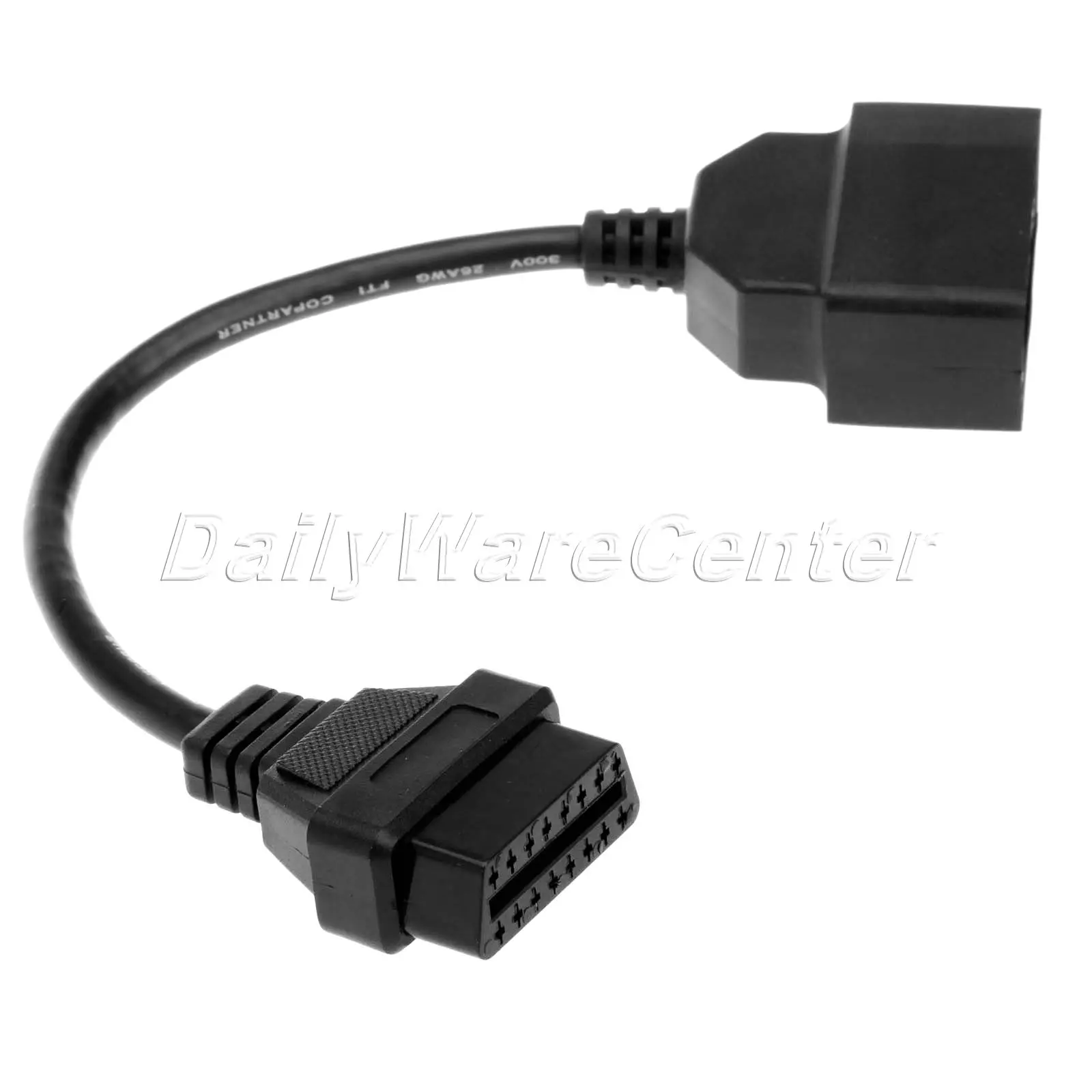 30cm For Toyota 22 Pin Male Adapter To 16 Pin OBD2 OBDII Female Connector Cable Lead Diagnostic Interface OBDII Extension Cable