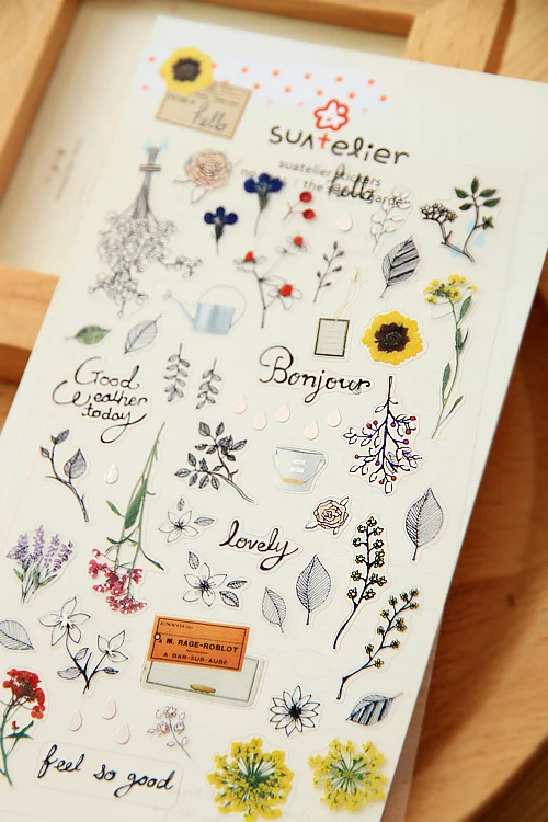 

Colorful Creative Various Designs Decorative Stickers for Phone Diary Sticker Scrapbook Decoration Sonia PVC Stationery Stickers