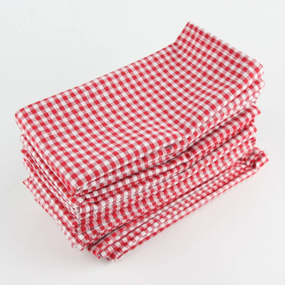43*43cm line Table Napkin Classic black print Dishtowel Kitchen Towel
